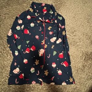 Holiday Time Kids PJ set with Festive Print